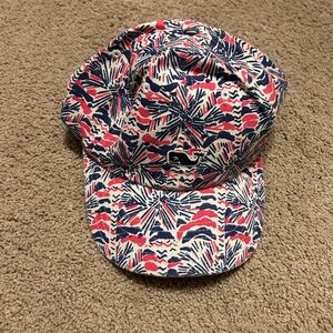 Vineyard Vines Red and Blue Patterned Hat